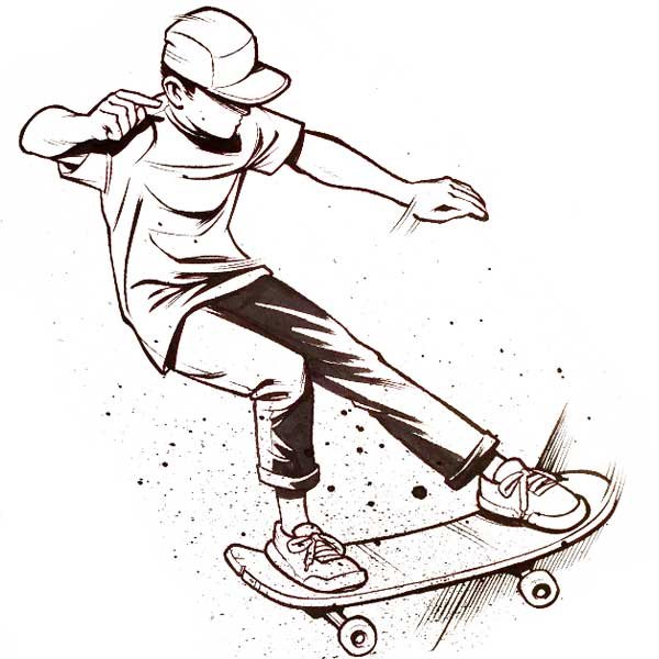 Молодёжные рисунки карандашом