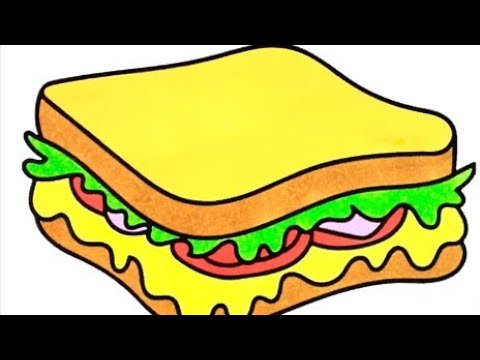 Нарисовать бутерброд