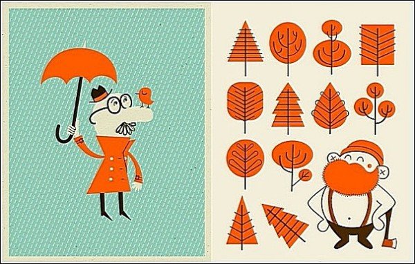 Идеи для рисования оранжевый