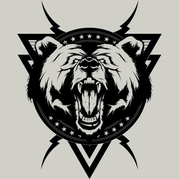 Эмблема с изображением медведя