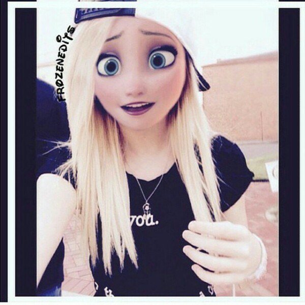 Диснеевские принцессы Эльза современная