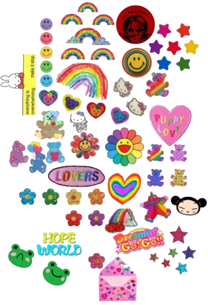 Рисунки на стену смайлики