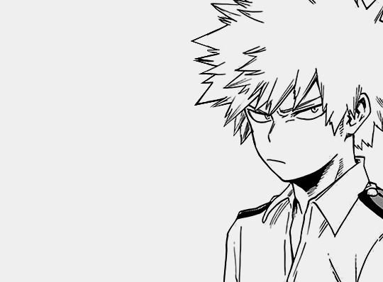 Кацуи Бакуго карандашом