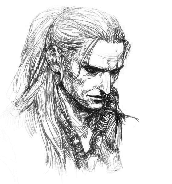 Скетч Ведьмак Геральт