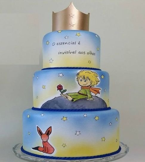 Маленький принц рисунок для торта