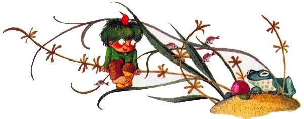 Пройслер маленький водяной рисунок простым карандашом