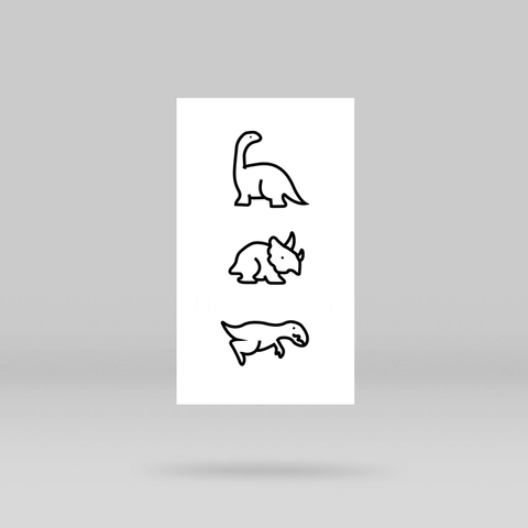 Динозавр Минимализм эскиз