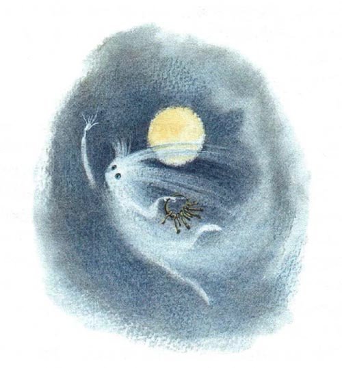 Отфрид Пройслер маленькое привидение иллюстрации