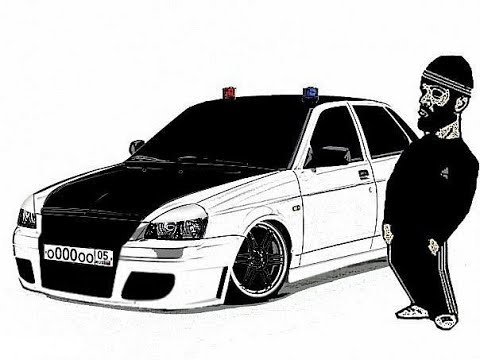 Раскраска Лада Приора