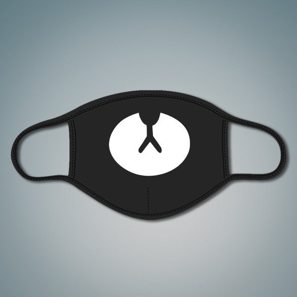 Маска многоразовая черная