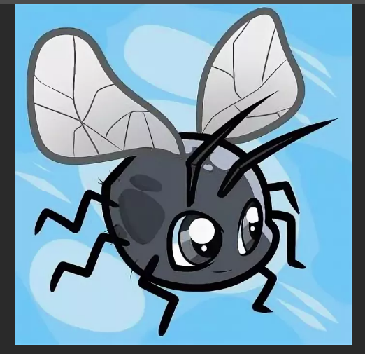 Миленькая Муха рисунок