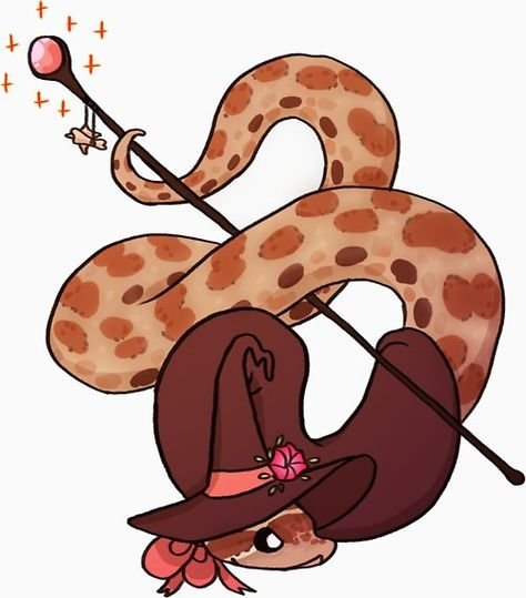 Змея рисунок милый