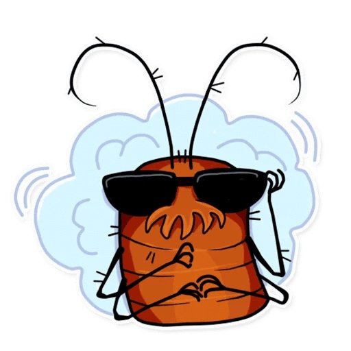 Таракан стикер