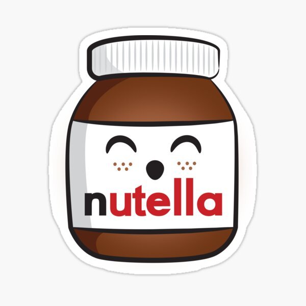 Нарисованная банка НУТЕЛЛЫ