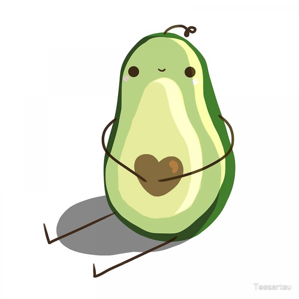 Авокадо с ручками и ножками