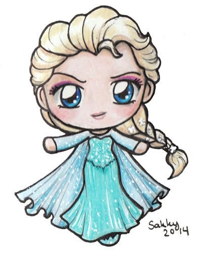 Маленькие принцессы для срисовки