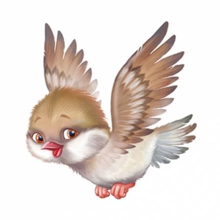 Птичка на голову