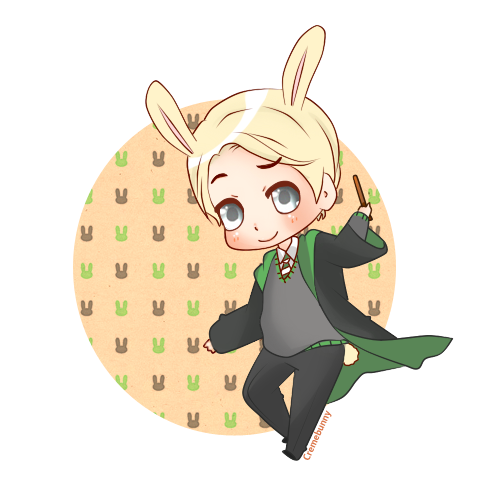 Драко Малфой аниме Чиби