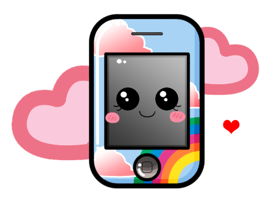 Срисовка Каваи приложений с телефона