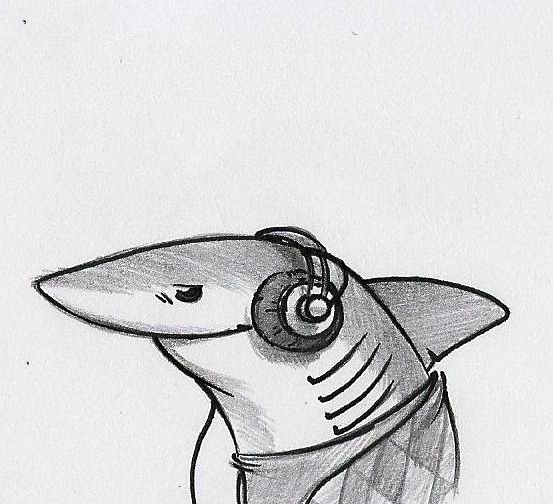 Акула для срисовки