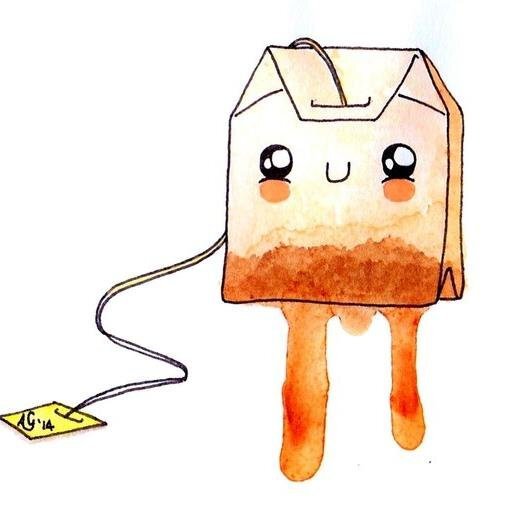 Пакетики чая няшные