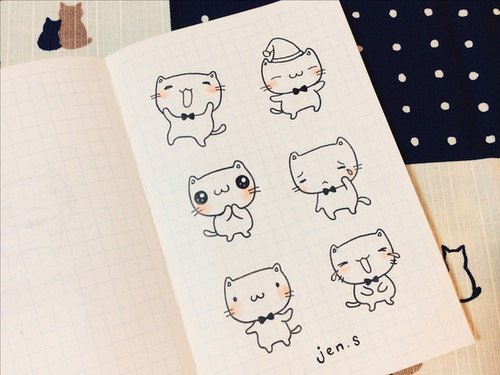 Кавайные рисунки легкие и красивые