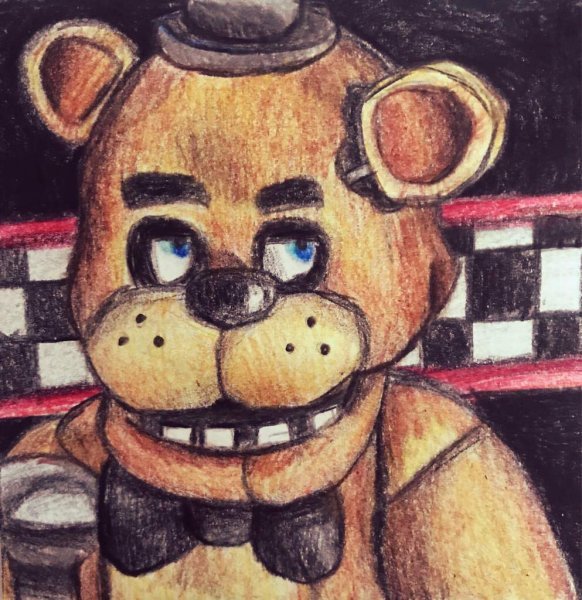 Милые рисунки мишки фредди (48 фото)