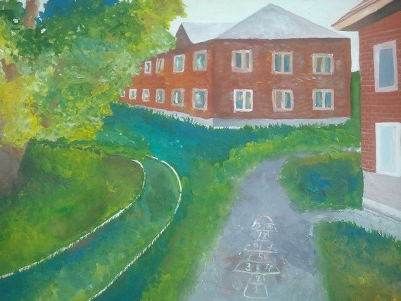 Рисунок на тему милый сердцу уголок