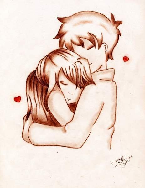 Рисунки пар для срисовки