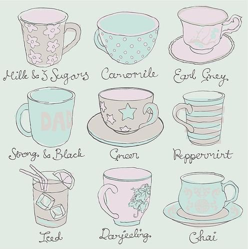 Рисунки для срисовки Кружка