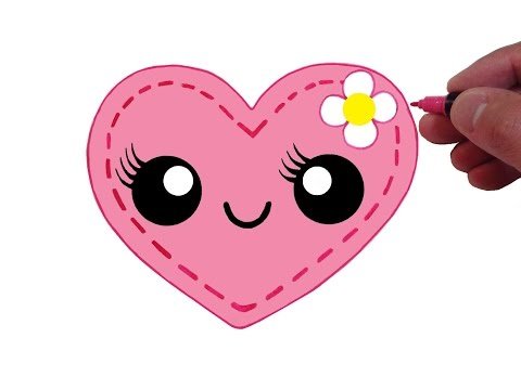 Нарисовать милое сердечко