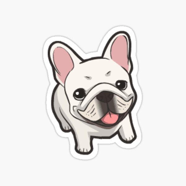 Французский бульдог Стикеры