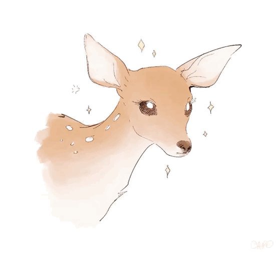 Милый Олененок арт
