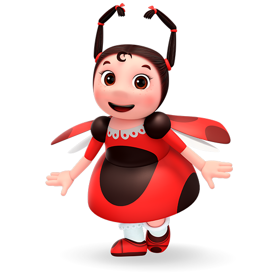 Божья коровка Мила из Лунтика