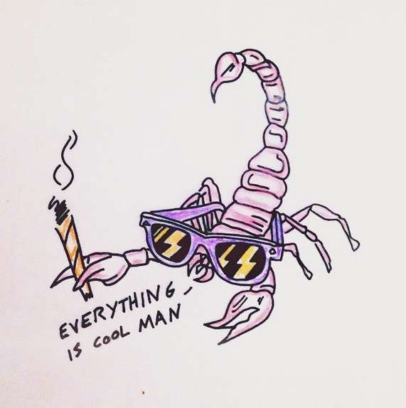 Скорпионы милые рисунки