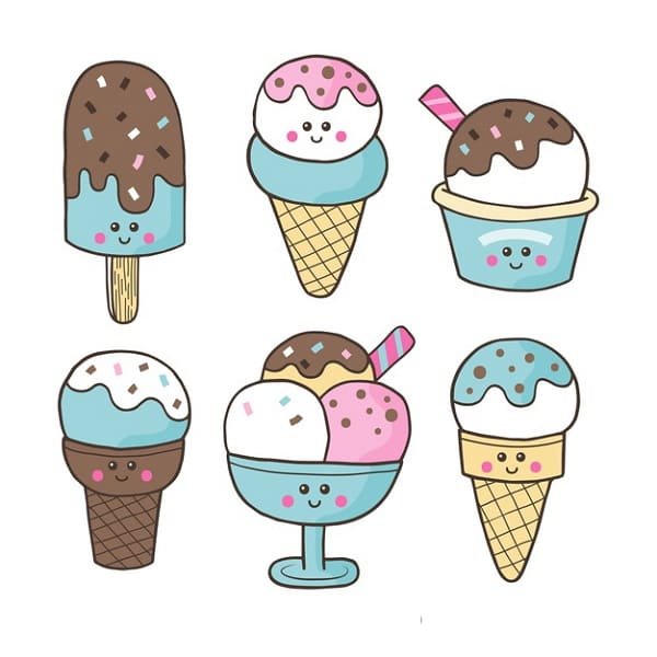Милые маленькие мороженое
