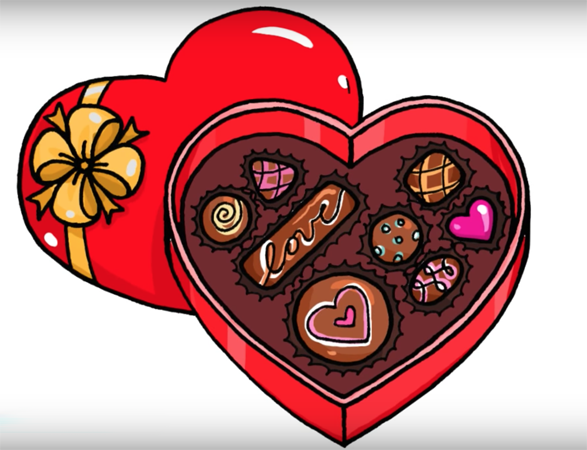 Лёгкие рисунки конфетки