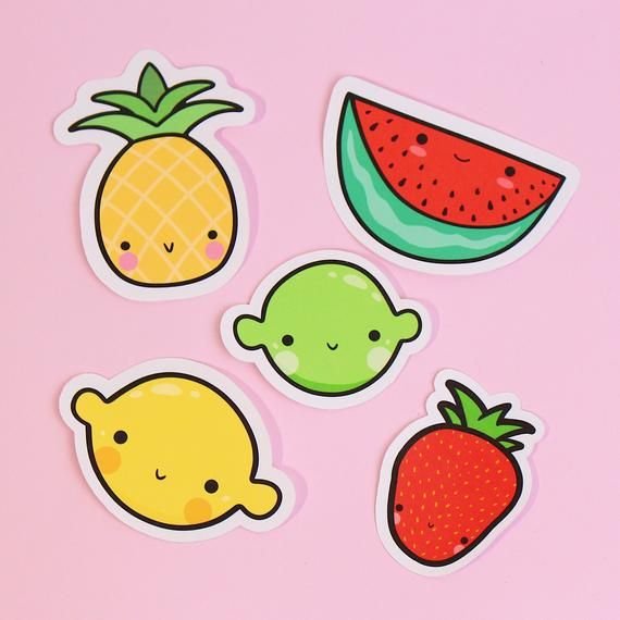 Кавайные фрукты