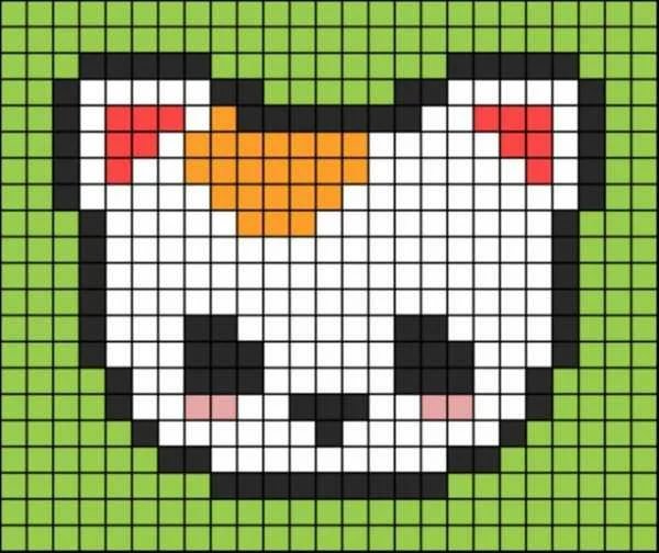 Рисунки по клеточкам маленькие