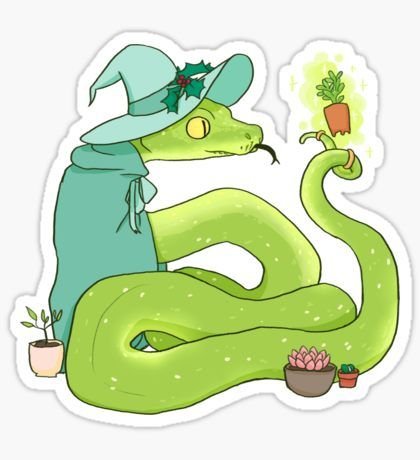 Змея арт милый