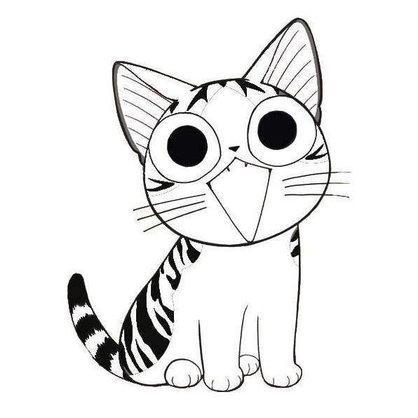 Раскраски антистресс котики Пушин