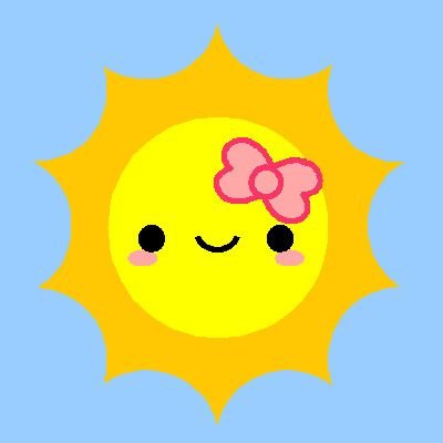 Кавайные солнышко
