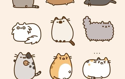 Маленький котик рисунок