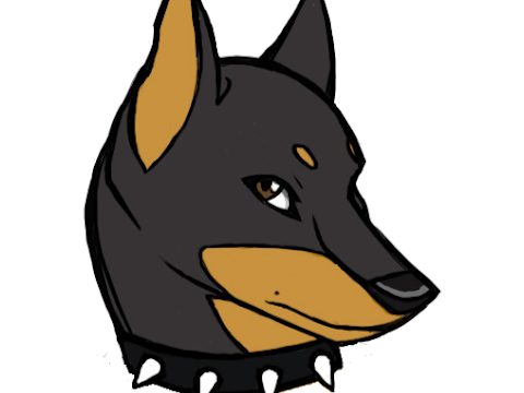 Доберман мультяшный