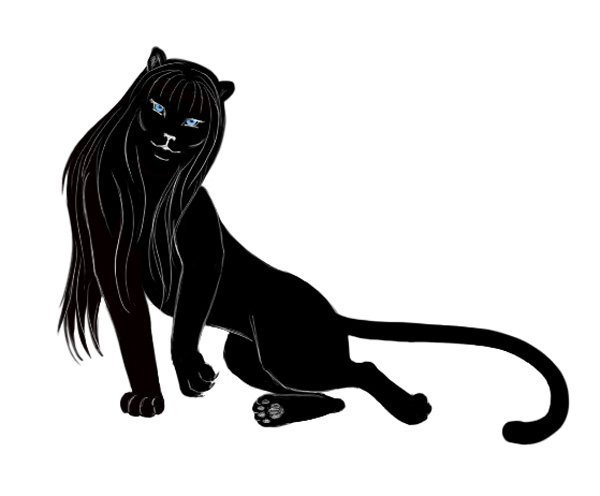 Пантера Багира вектор