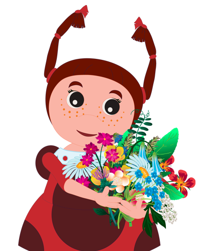 Лунтик Божья коровка Мила