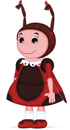 Герои мультика Лунтик Мила