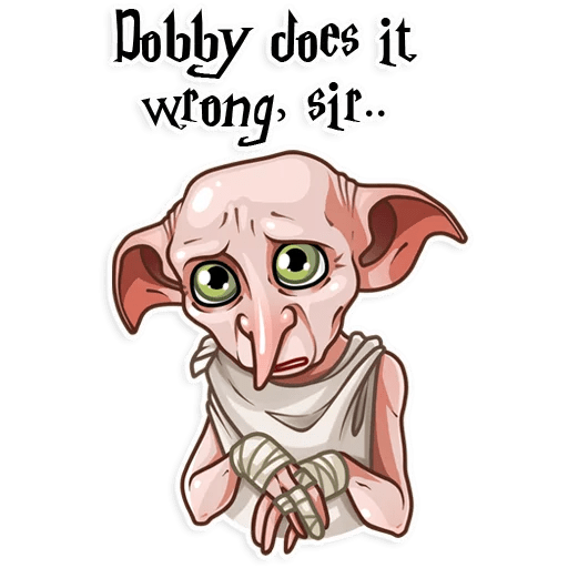 Добби из Гарри Поттера рисунок