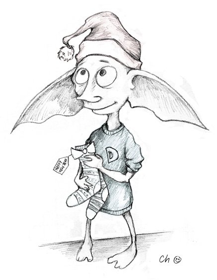 Рисунок добби милый (48 фото)