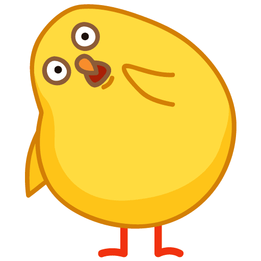 Цыпленок стикер